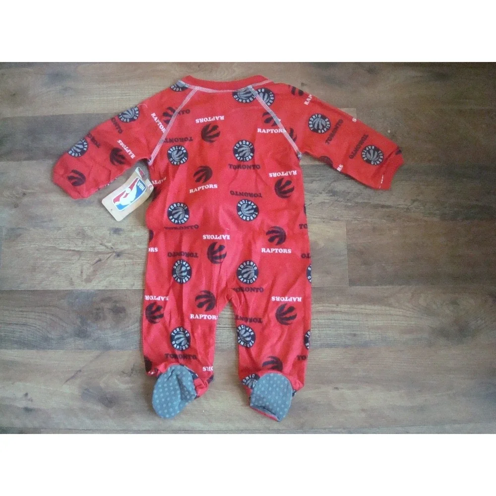 TORONTO RAPTORS 3-6M     Infant/Toddler ‎ Coverall Zip Up Sleeper ROMPER 1Z